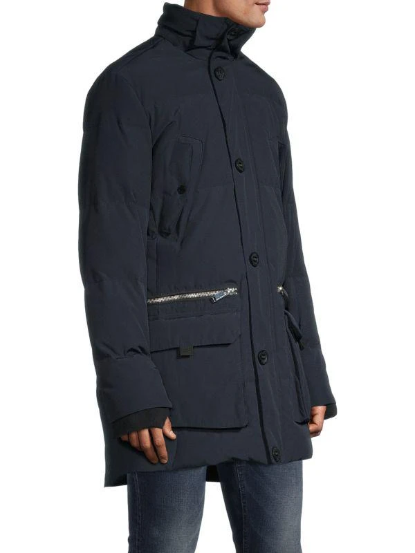 Karl Lagerfeld Paris Faux Fur-Lined & Trimmed Parka Coat 3