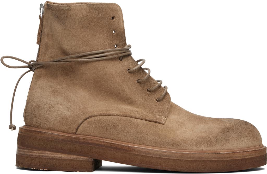 Marsèll Tan Parrucca Combat Boots