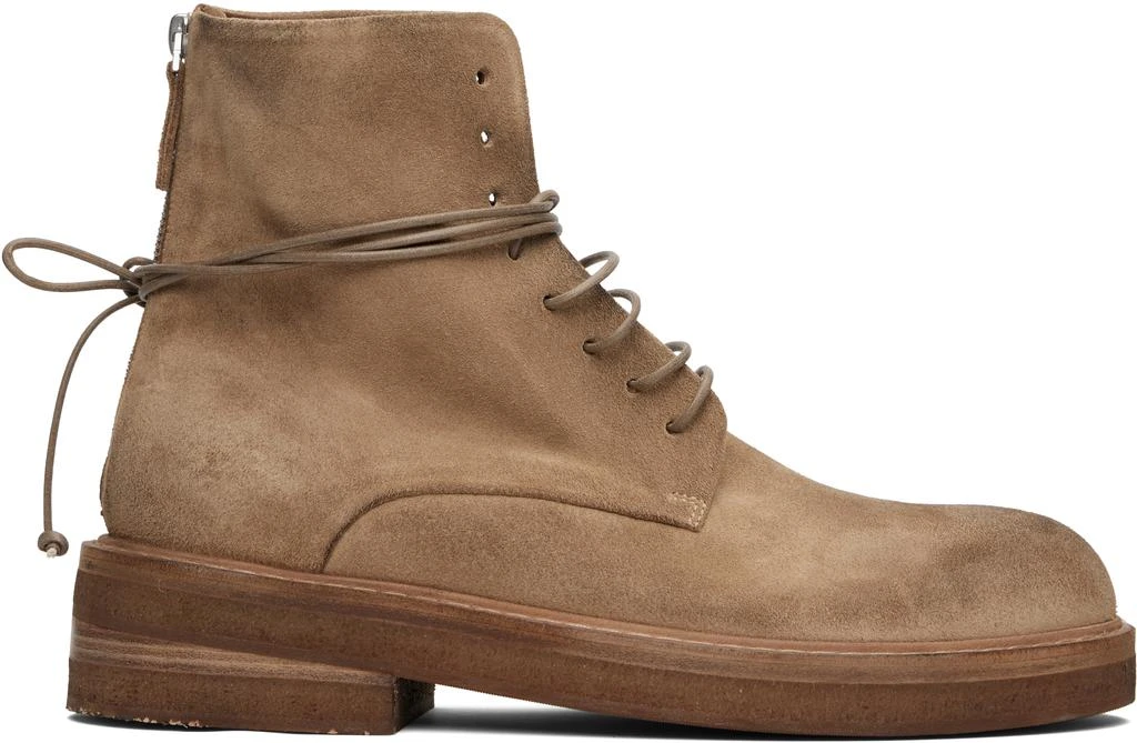 Marsèll Tan Parrucca Combat Boots 1