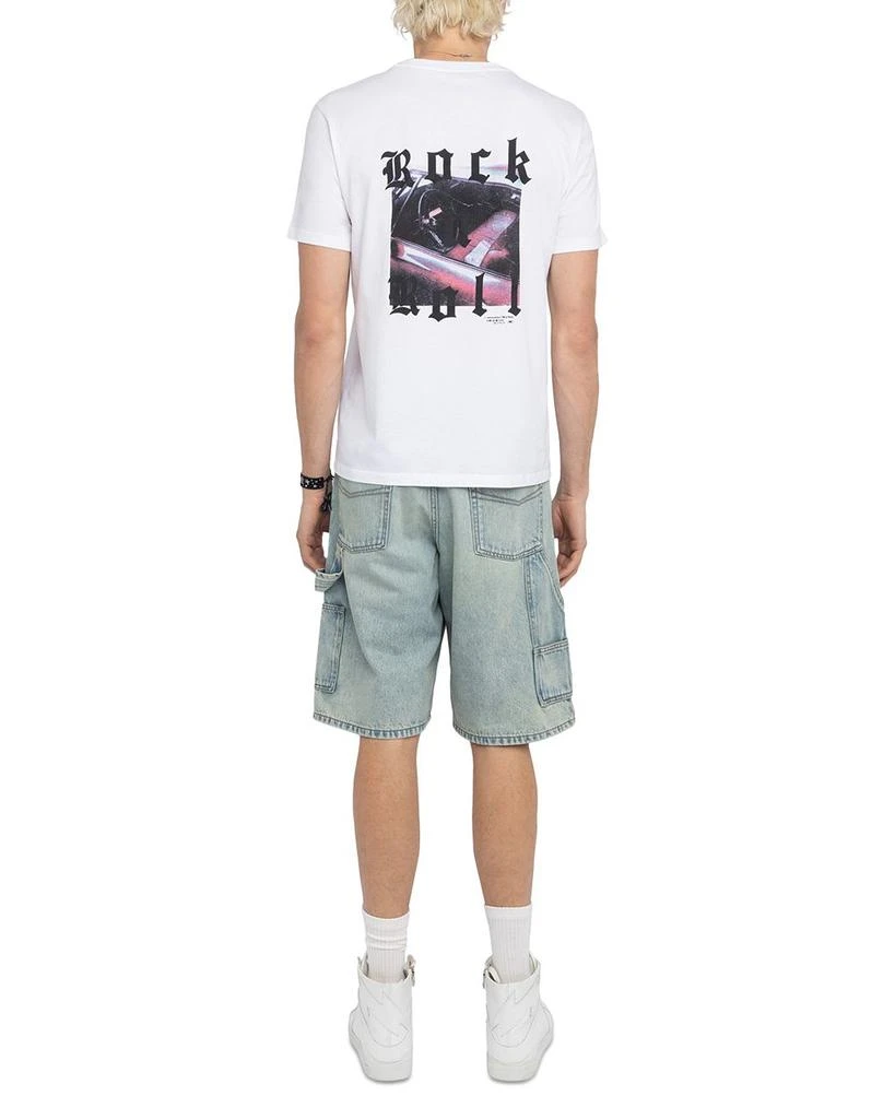 ZADIG & VOLTAIRE Tommy Photo Rock Graphic Tee 3
