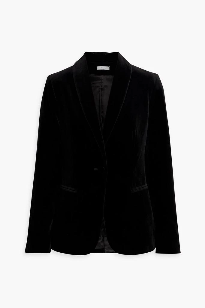 IRIS & INK Kate cotton-blend velvet blazer 1