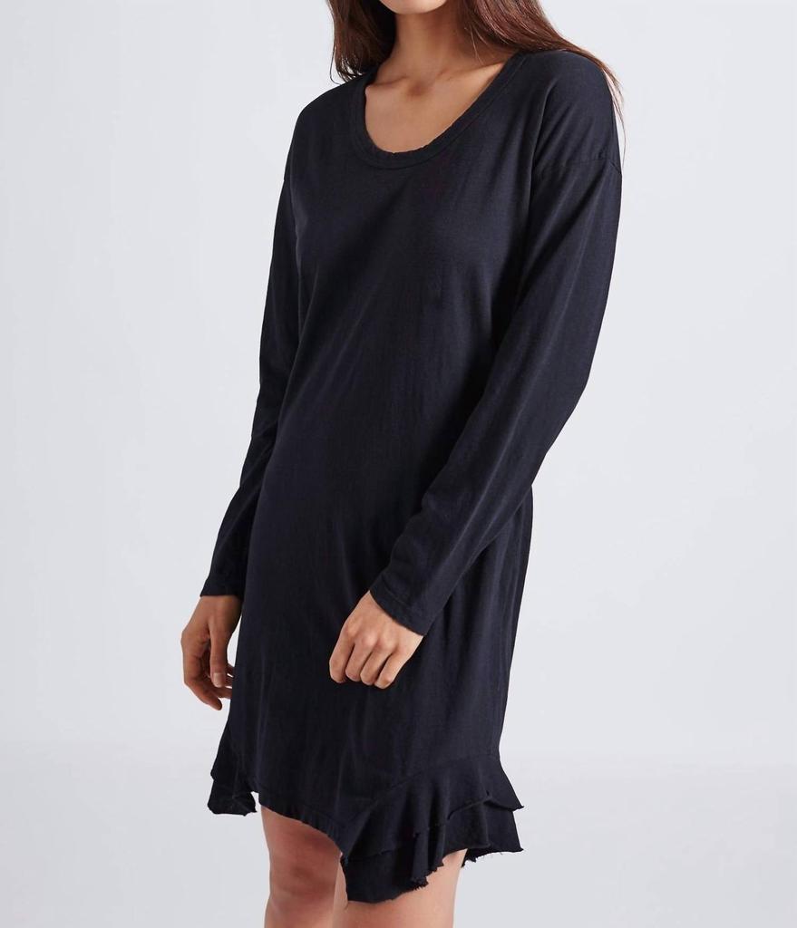 Current Elliott Tier Long Sleeve Dress