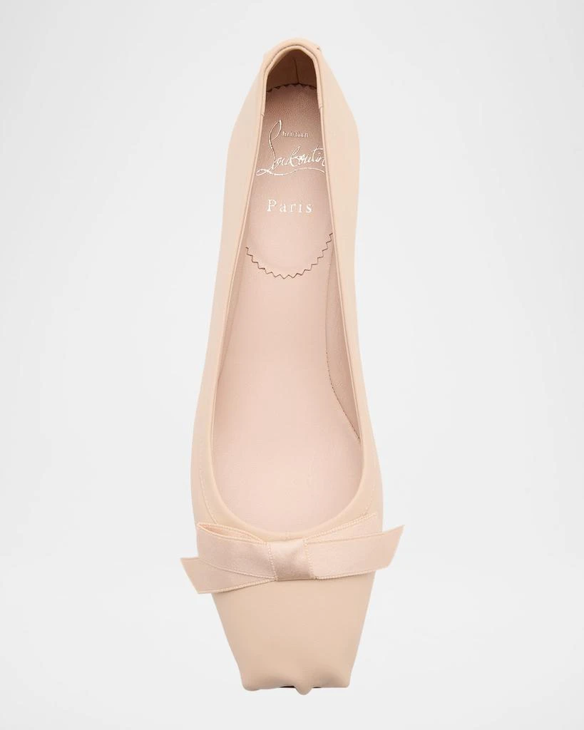 Christian Louboutin Mamaflirt Leather Red Sole Ballerina Pumps 6