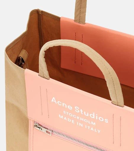 Acne Studios Medium leather-trimmed nylon tote 3