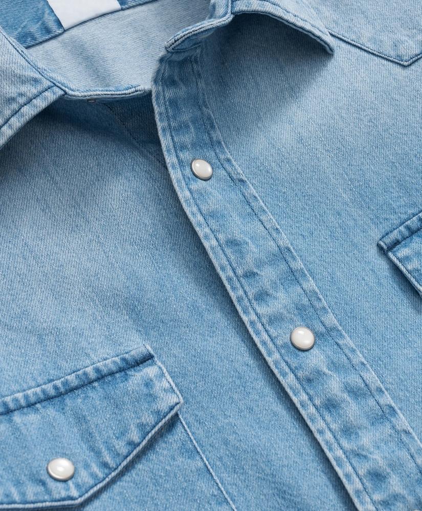 Brooks Brothers Western Denim Sport Shirt