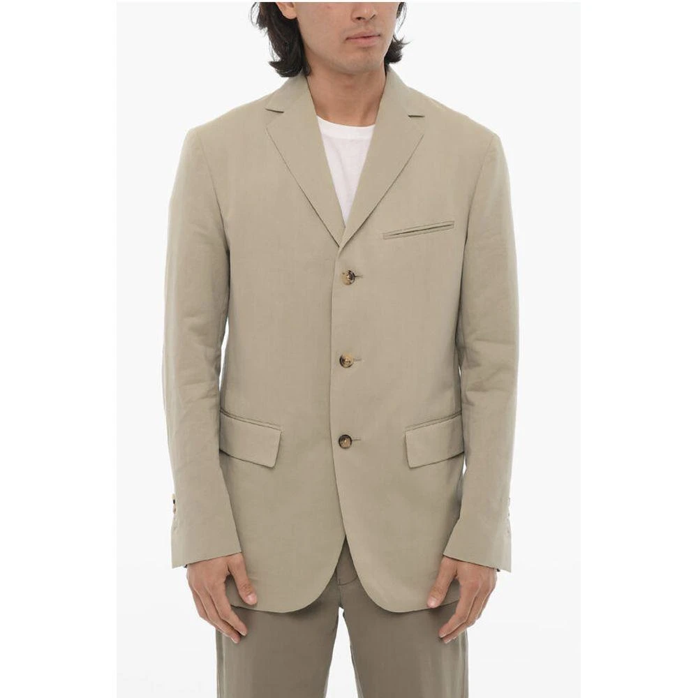 Corneliani Center Vent Notch Lapel CIRCLE 3-Button Men's Blazer 1