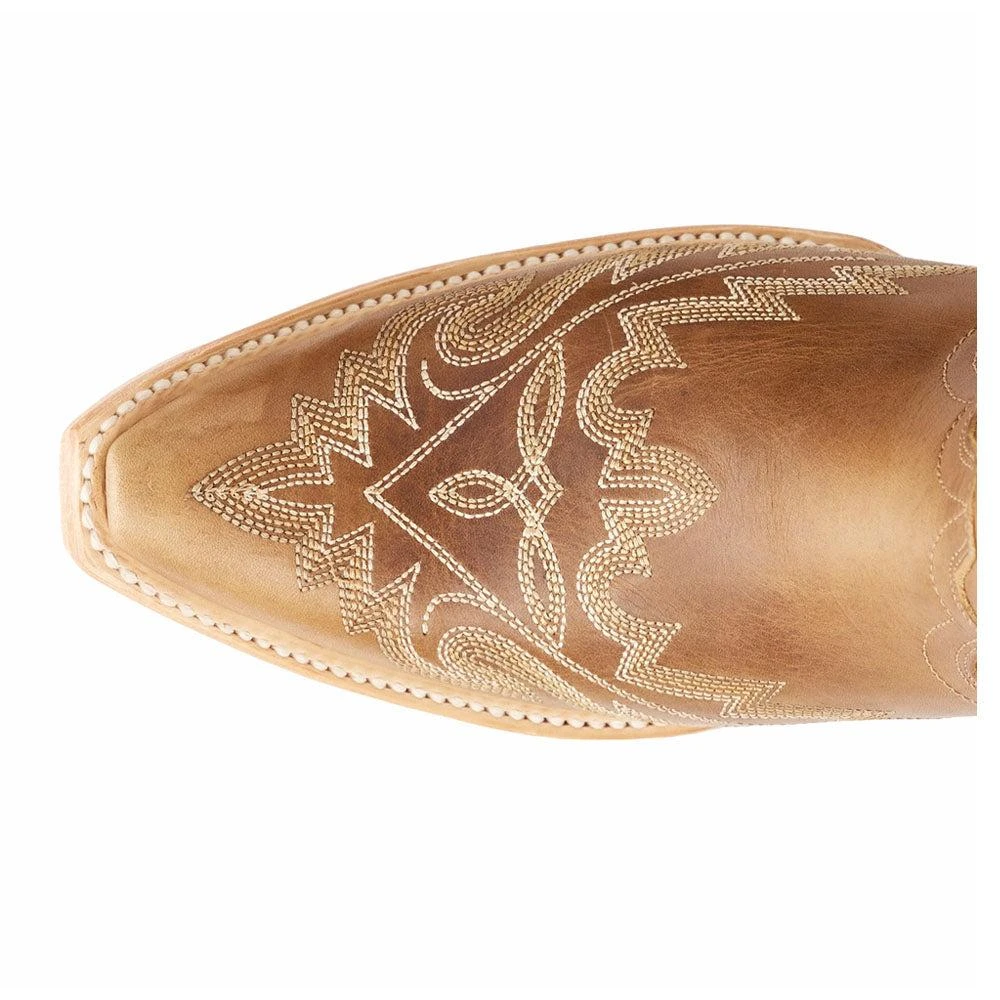 LANE Lexington Embroidered Snip Toe Cowboy Boots 4