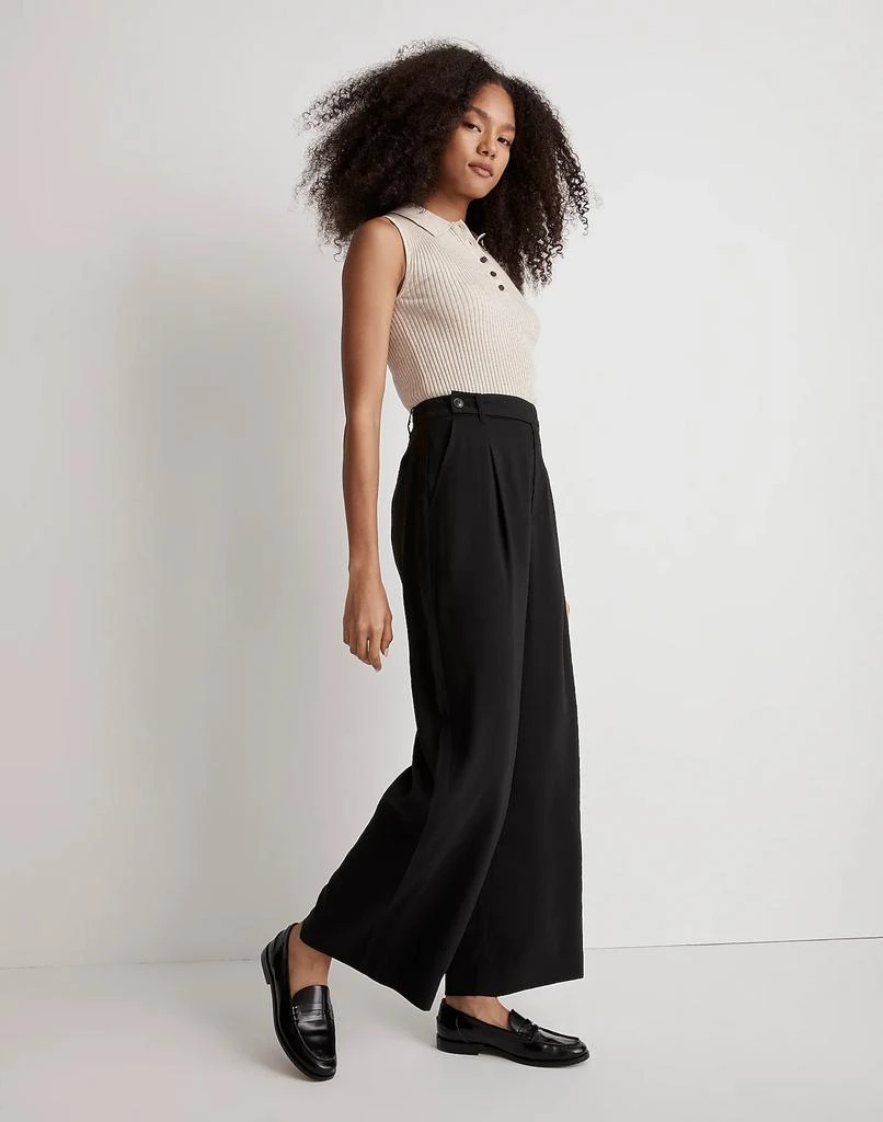 Madewell The Tall Harlow Wide-Leg Ankle Pant in Softdrape 2