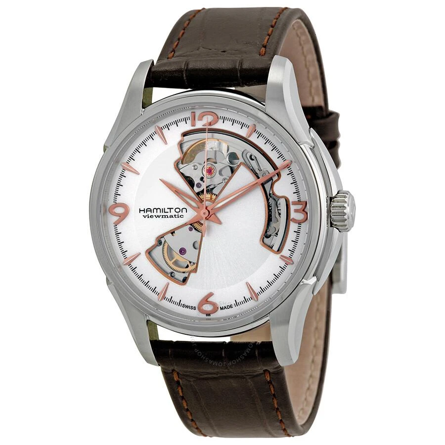 Hamilton Men's Jazzmaster Open Heart Watch H32565555 1