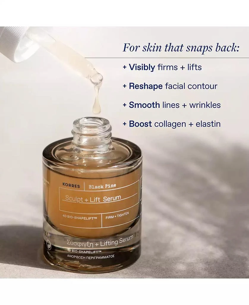 KORRES Black Pine Sculpt + Lift Serum 4