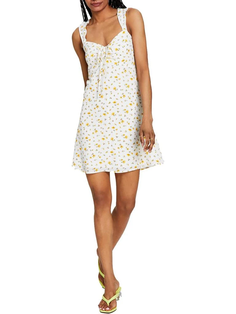 Bar III Womens Floral Short Mini Dress 1
