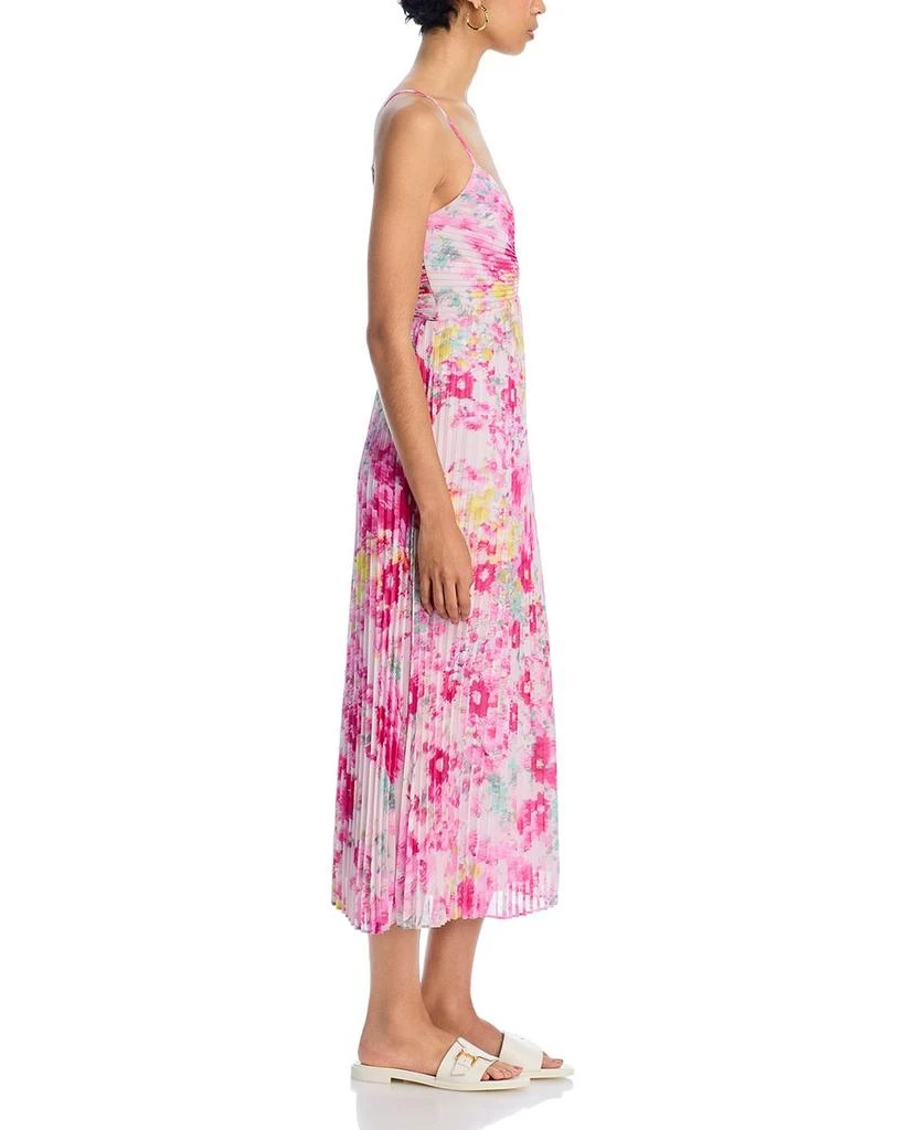 Steve Madden Ray Pleated Floral Chiffon Midi Dress 5