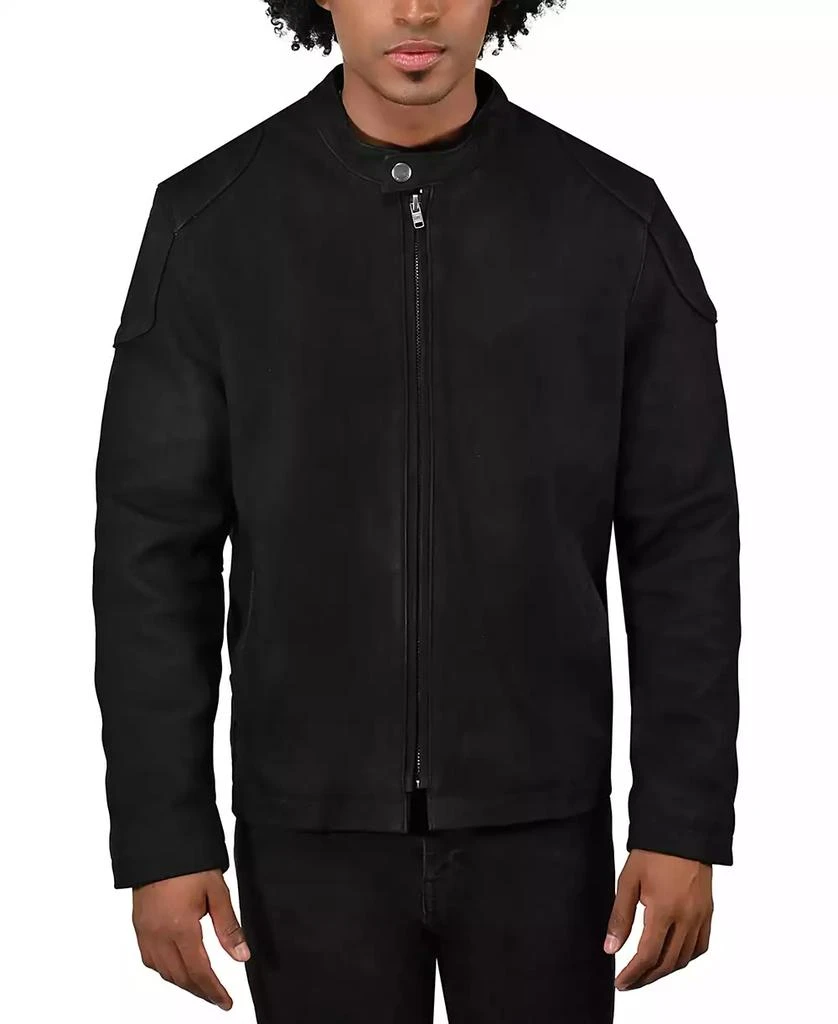 Frye Men's Café Racer Leather Jacket 1