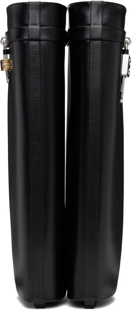 Givenchy Black Shark Lock Tall Boots 2