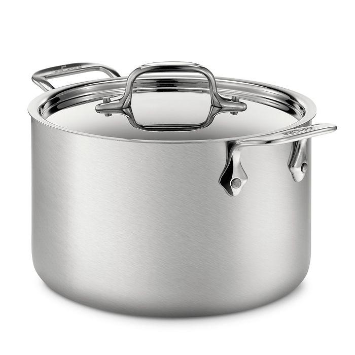 All-Clad d5 Stainless Brushed Steel 4-Quart Soup Pot with Lid