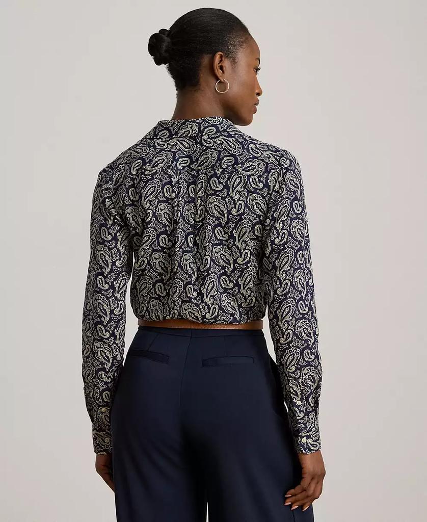 Ralph Lauren Women
s Classic-Fit Paisley Cotton Voile Shirt