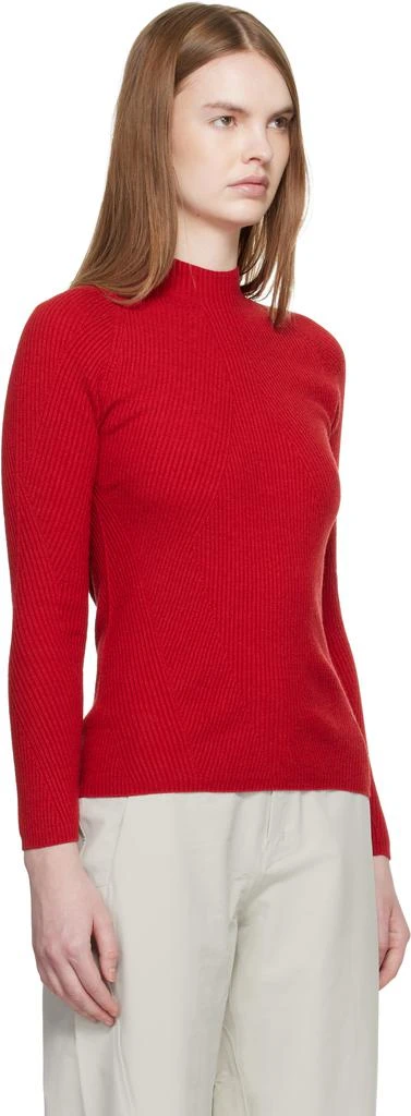 Veilance Red Conic Wool Midlayer Sweater 2
