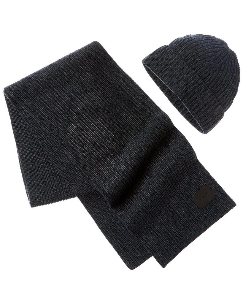 Vince Cashmere Blend Shaker Stitch Knit Hat - Hats - Compare  display picture 3