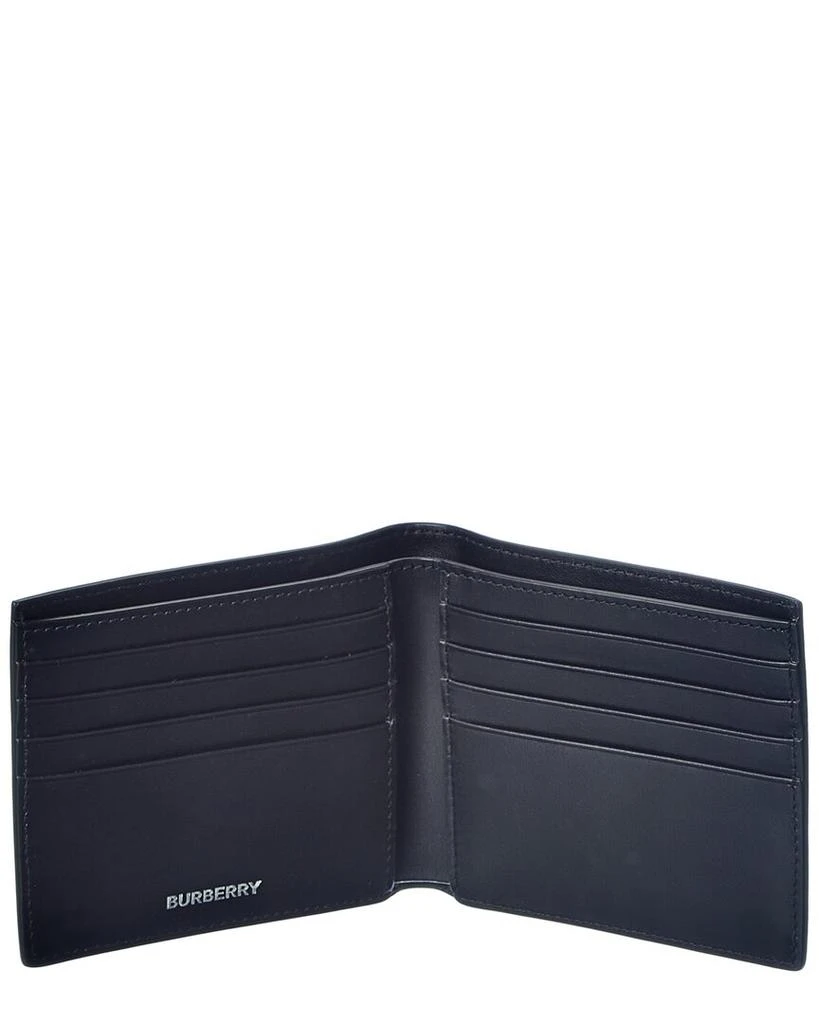 Burberry Monogram Print Leather Bifold Wallet 4