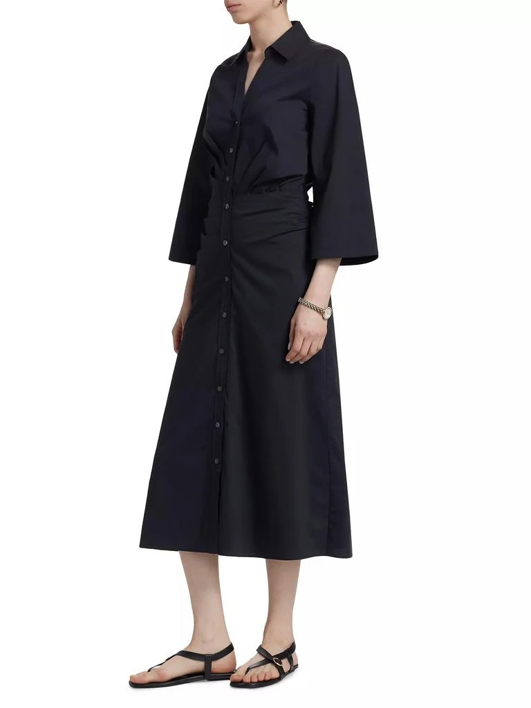 VERONICA BEARD Haydon Cotton-Blend Tailored Shirtdress 4