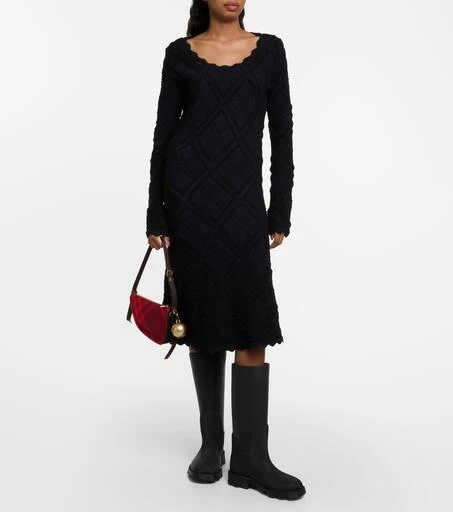 Burberry Shield Mini Burberry Check shoulder bag 5