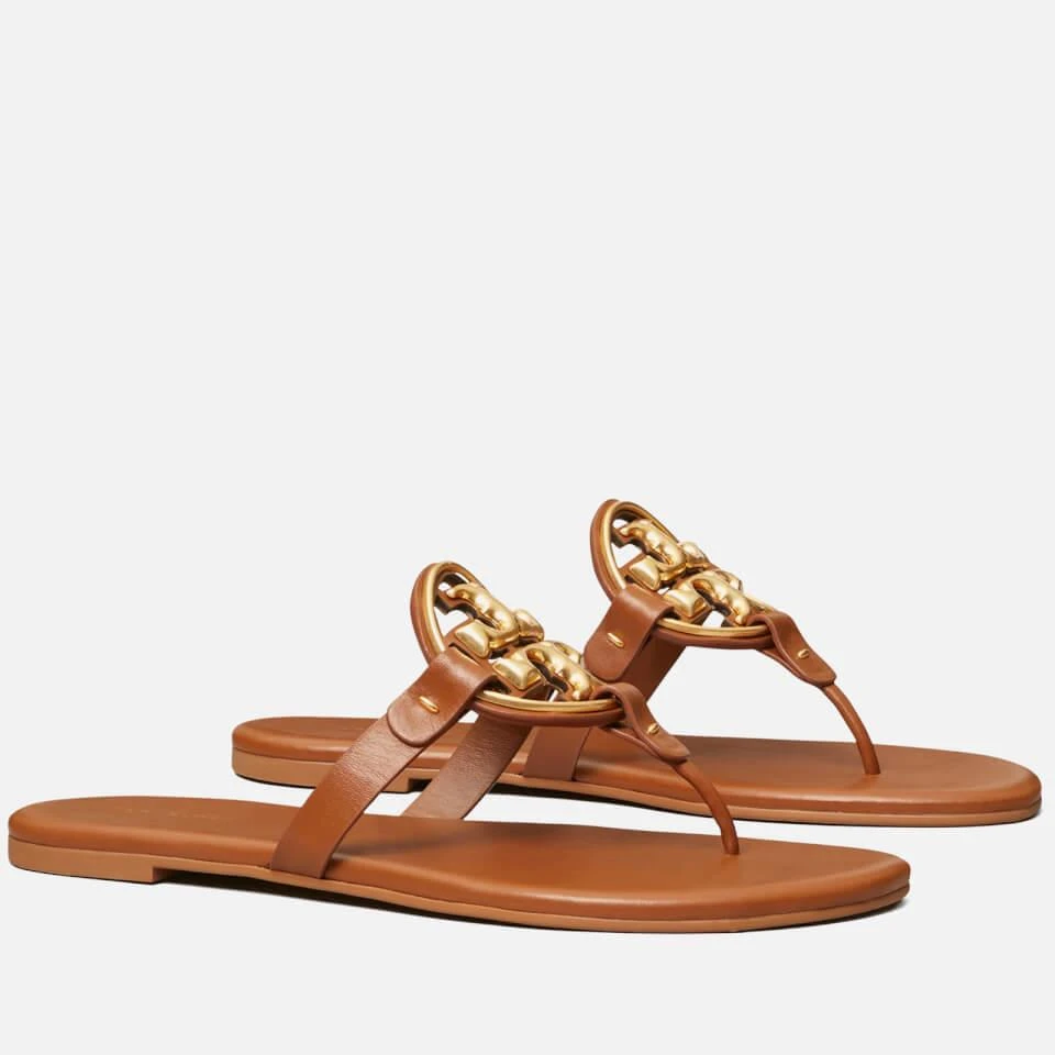 Tory Burch TORY BURCH WOMEN'S MILLER LEATHER SANDALS 3