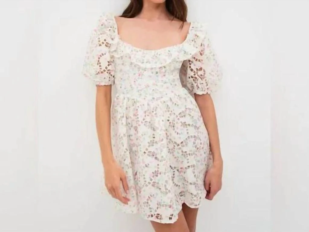 For Love & Lemons For Love & Lemons - Magnolia Mini Dress 4