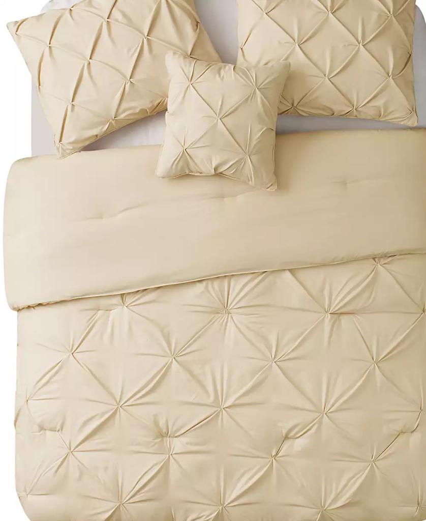VCNY Home CLOSEOUT! Carmen Pintuck 4 Piece Comforter Set