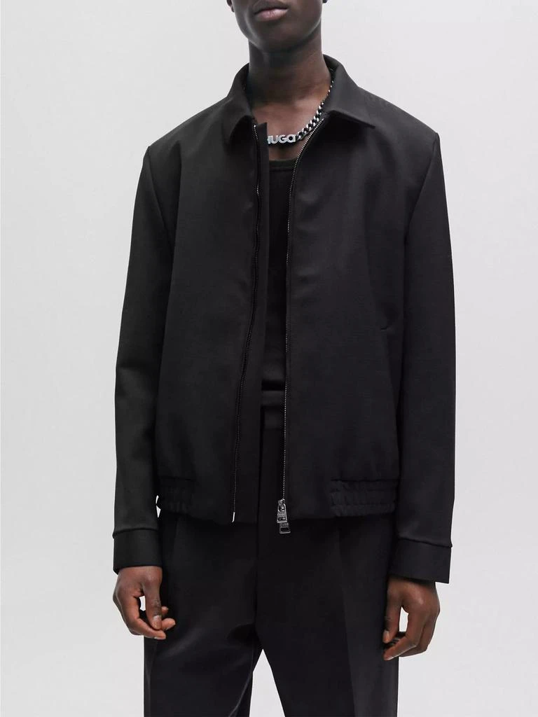 Hugo Boss Modern-Fit Suit in Performance-Stretch Structured Canvas 4