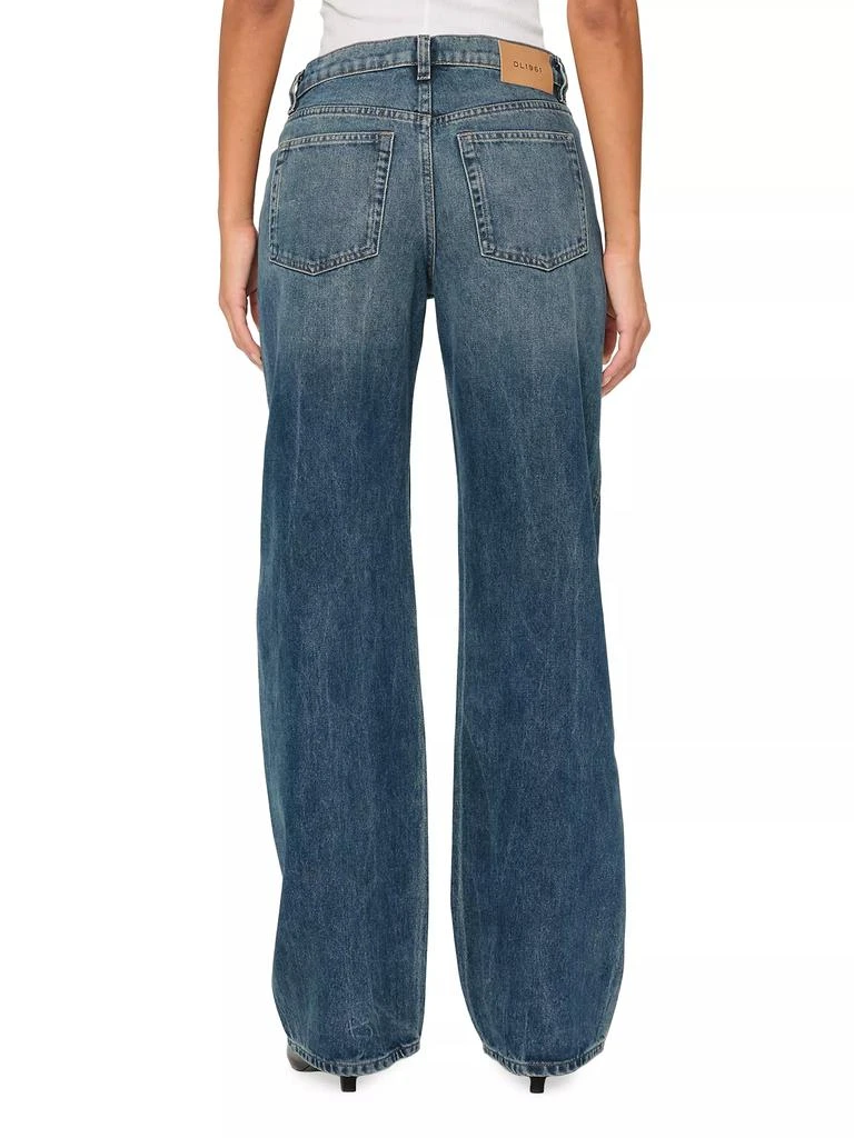 DL1961 Drue Straight Mid Rise Jeans 4