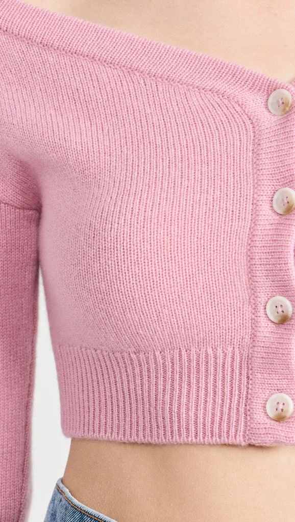 Reformation Millie Off Shoulder Cardigan 6