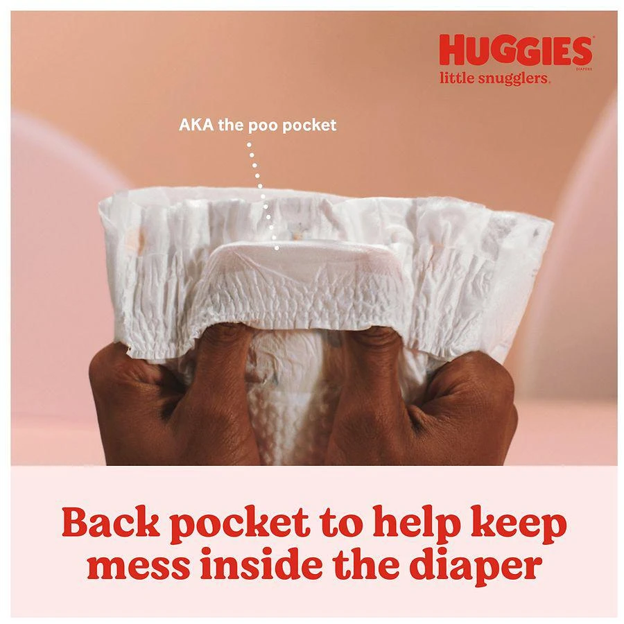 Huggies Little Snugglers Baby Diapers Size 2 (ct 72) 4
