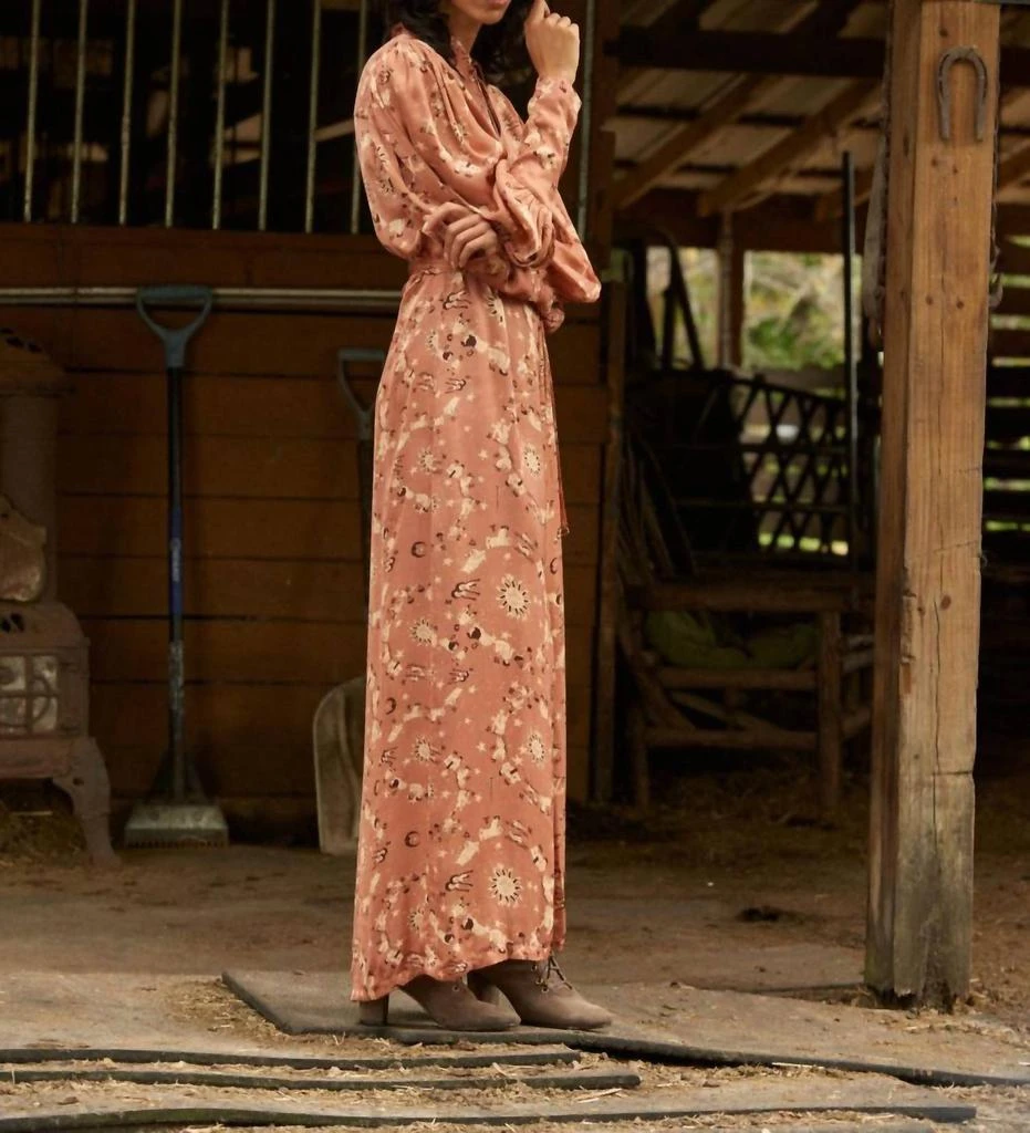 Carolina K Elias Dress In Zodiac Beige 3