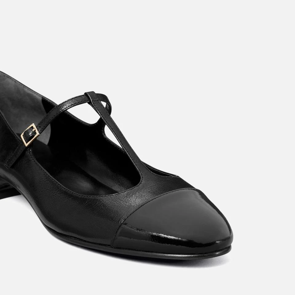 Tory Burch TORY BURCH WOMEN'S CAP TOE LEATHER MARY JANES 4