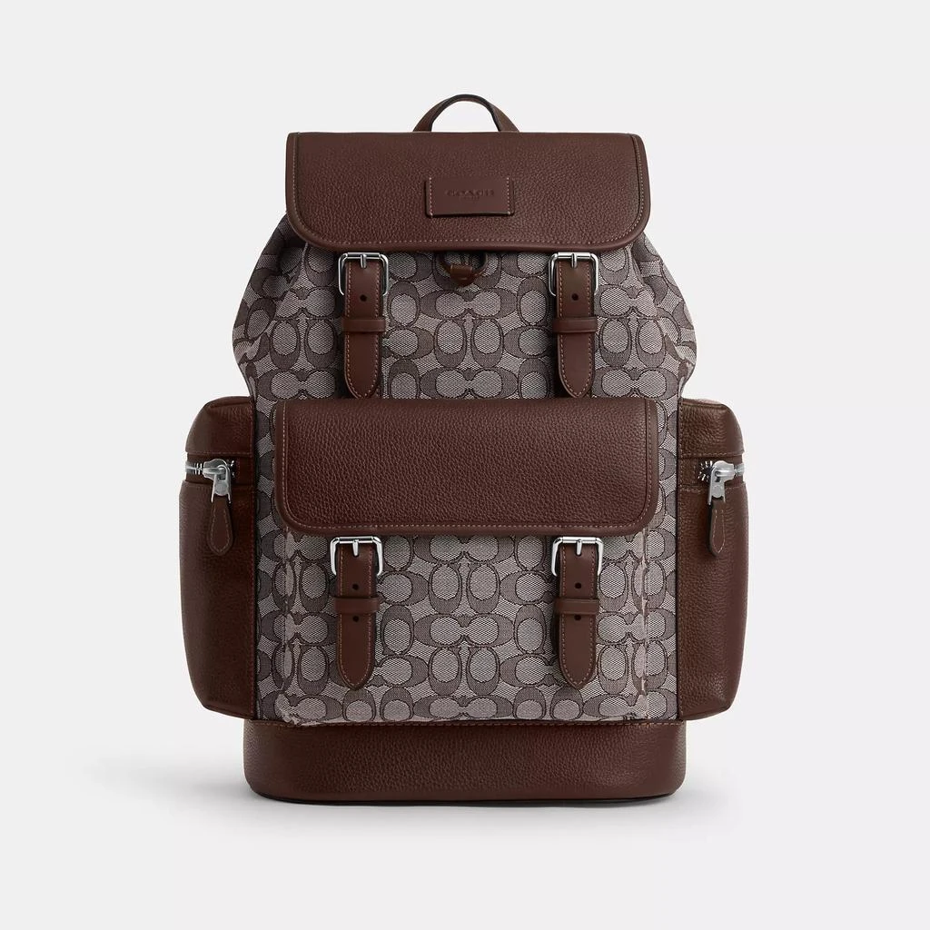 Coach Sprint Backpack In Signature Jacquard 1