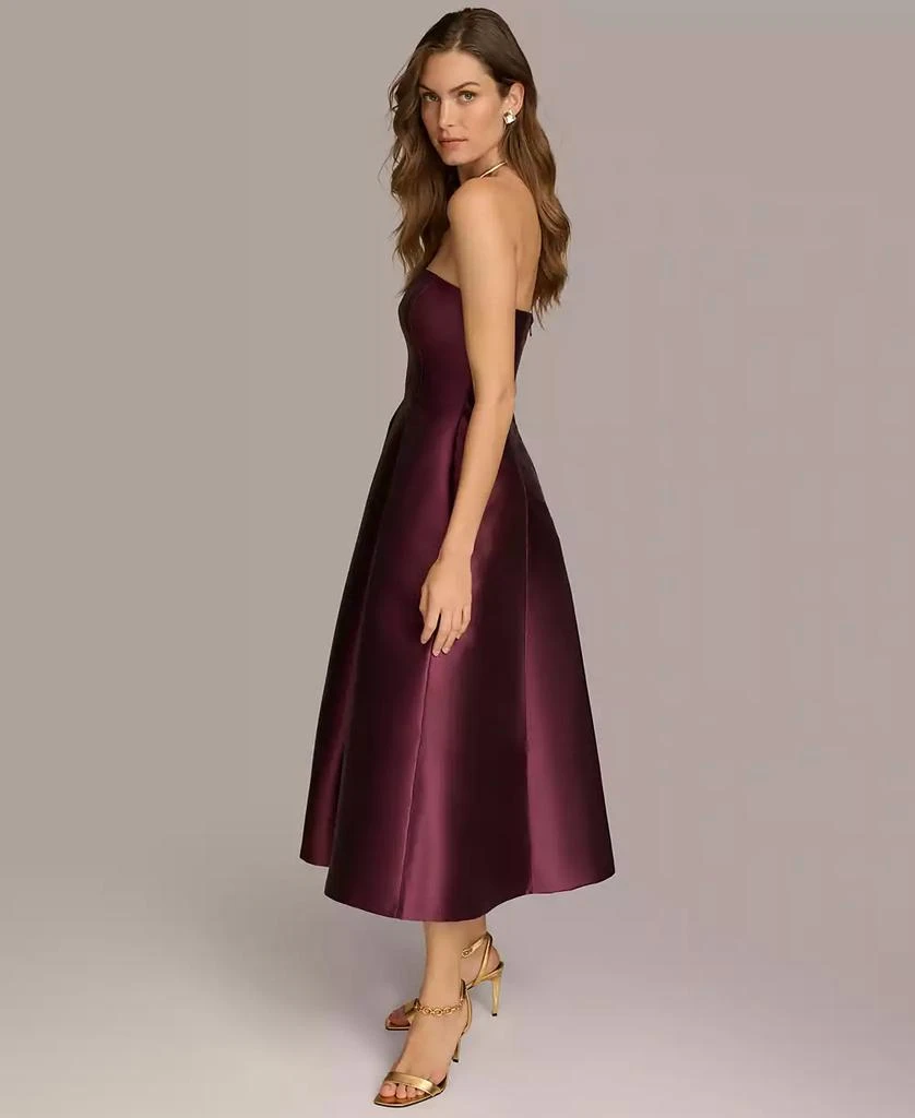 Donna Karan Donna Karan Women's Strapless Fit & Flare Midi Dress 3