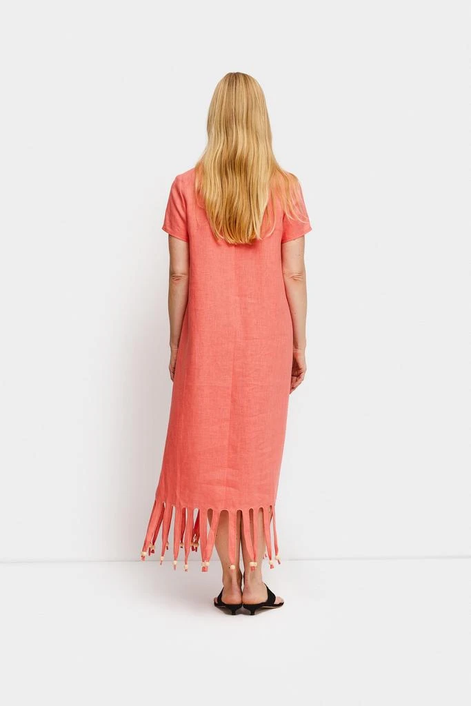 chinese dress ladies Strawberry Ruffle Collar Dress – MILKBARN main image 1