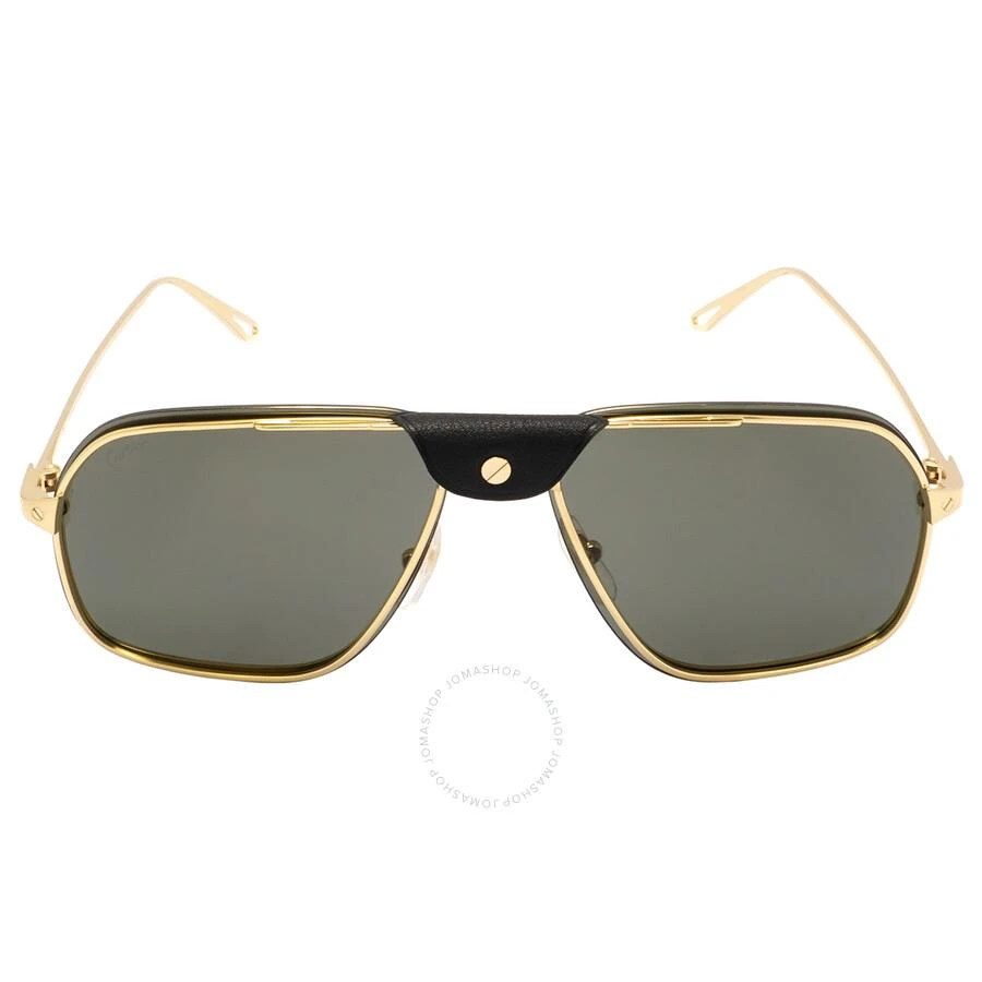 Cartier Grey Navigator Men's Sunglasses CT0243S 001 62 2