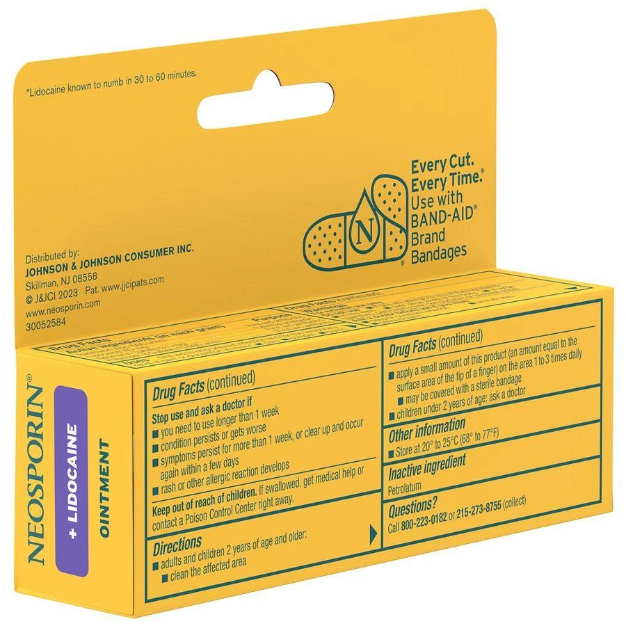 Neosporin Lidocaine Pain Relieving Antibiotic Ointment 10