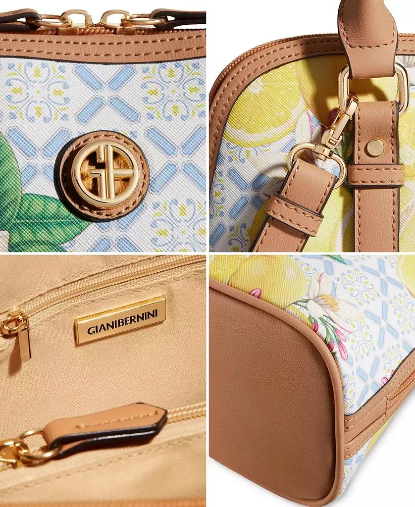 Giani Bernini Lemon Print Saffiano Medium Dome Satchel, Created for Macy's 5