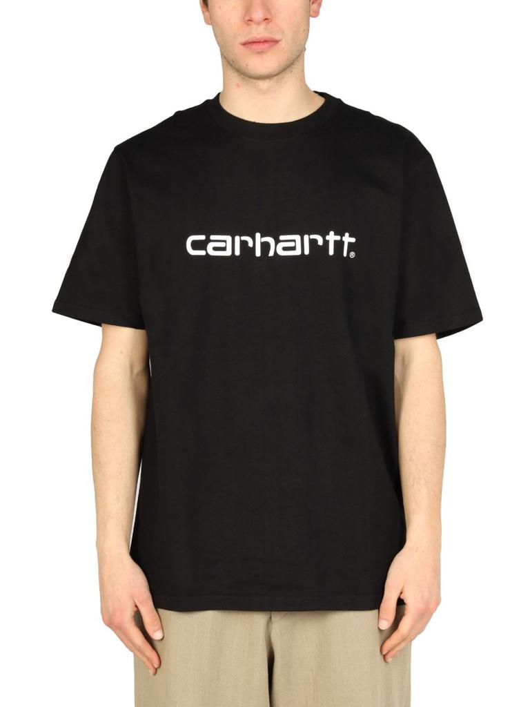 Carhartt WIP Carhartt WIP Logo Print Crewneck T-Shirt