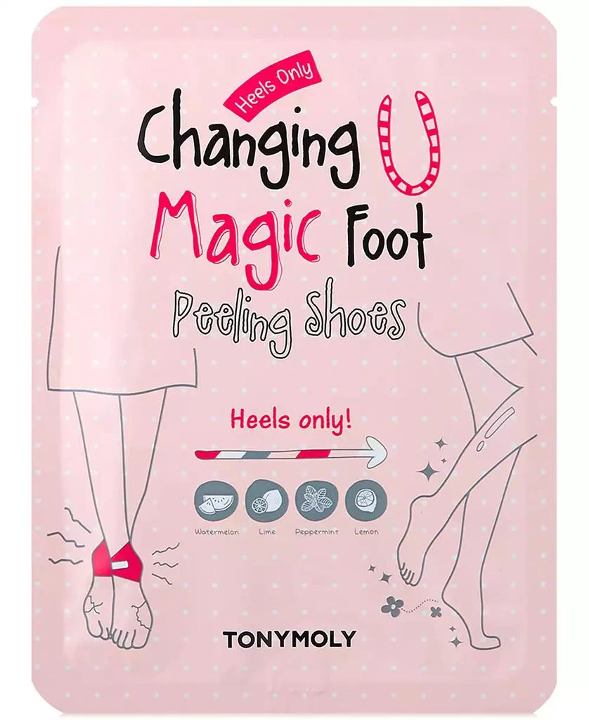 TONYMOLY Changing U Magic Foot Peeling Shoes - Heels Only 1