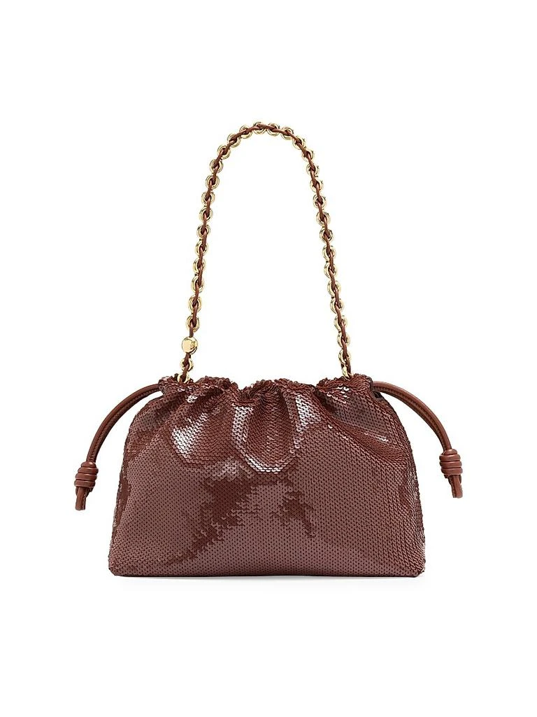 Loewe Flamenco Sequined Leather Shoulder Bag 1