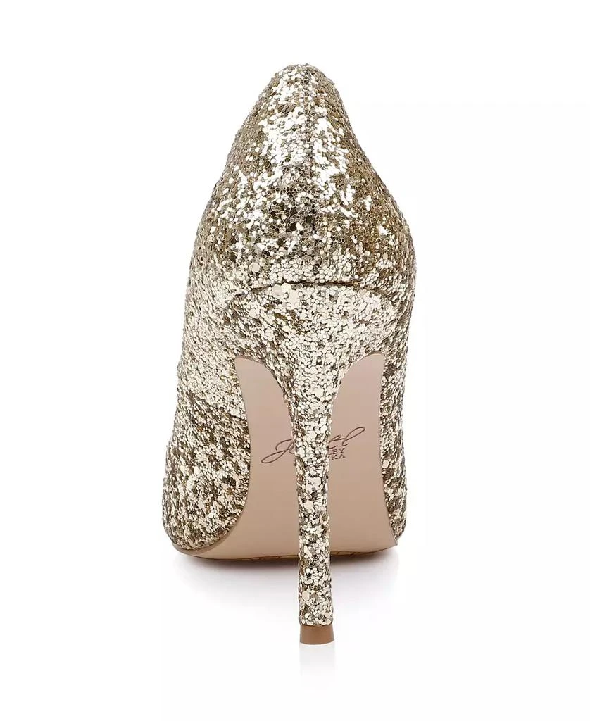 Badgley Mischka Women's Azalea Chunky Glitter Stiletto Evening Pumps 3