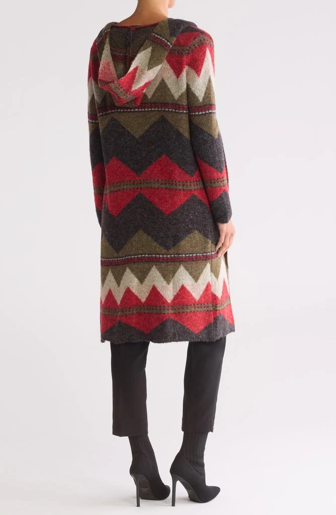 Joseph A Hooded Southwest Duster Cardigan 2