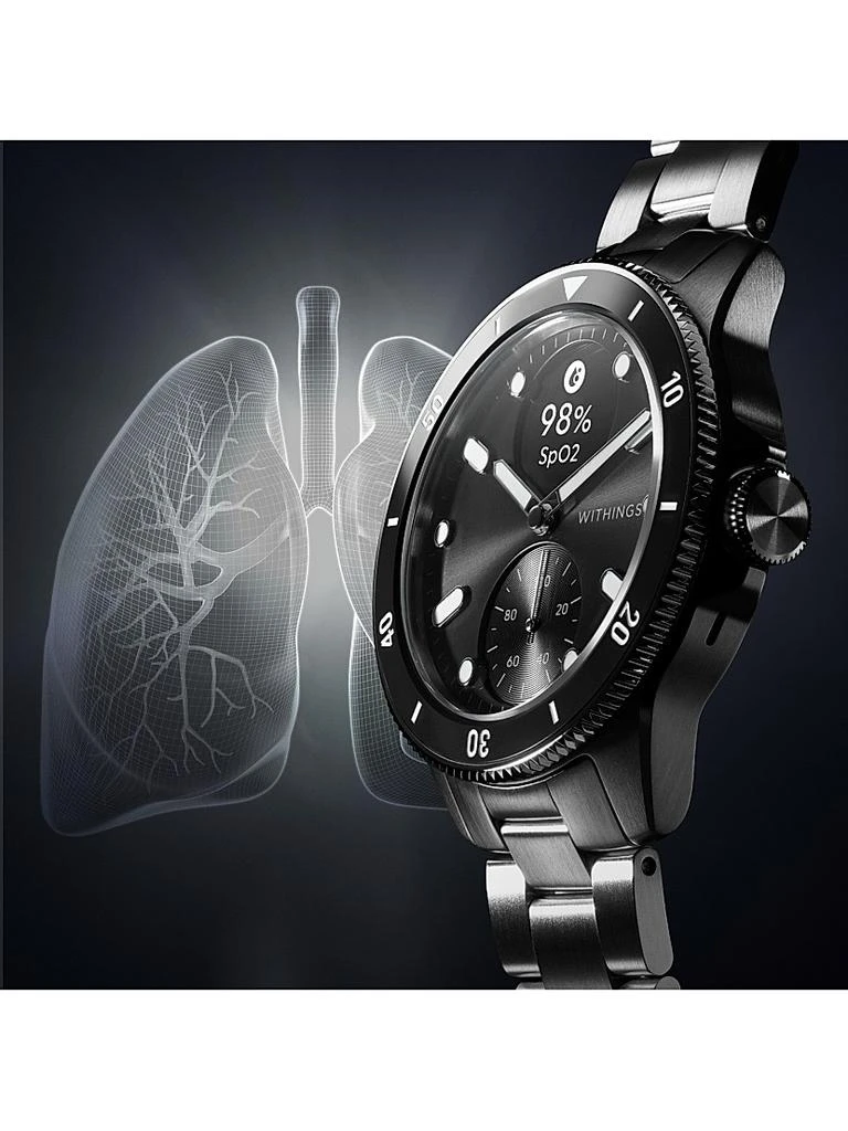 Withings Scanwatch Nova Premium Heart Health Hybrid Smartwatch - 42MM 4