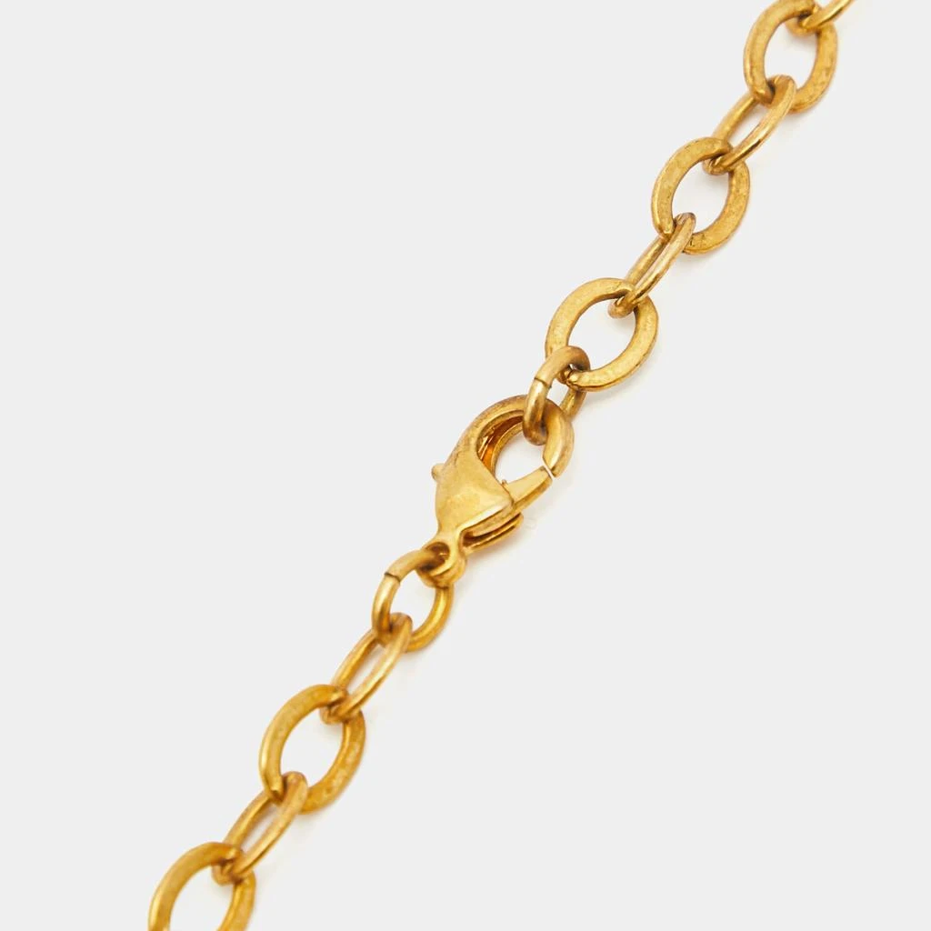 Frey Wille FreyWille Gustav Klimt Adele Bloch-Bauer Luna Piena Fire Enamel Gold Tone Pendant Necklace 6