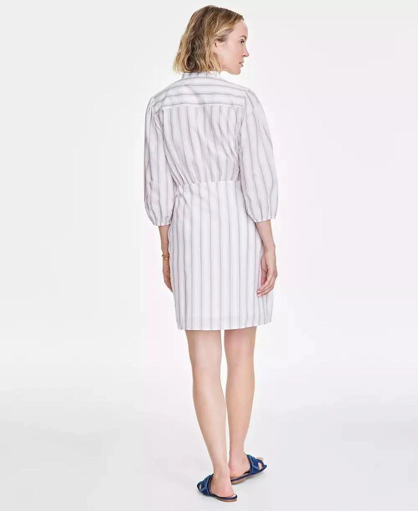 On 34th Women's Cotton Tie-Front Shirtdress, Created for Macy's 2