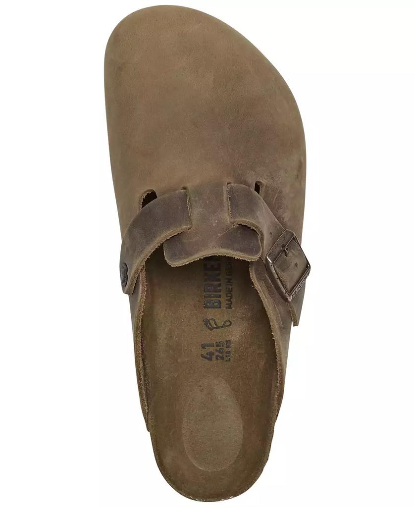 Birkenstock Men's Oiled Leather Boston Clogs from Finish Line