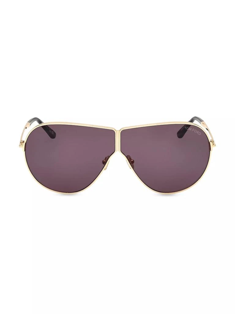 Tom Ford Keating 71MM Pilot Sunglasses 2
